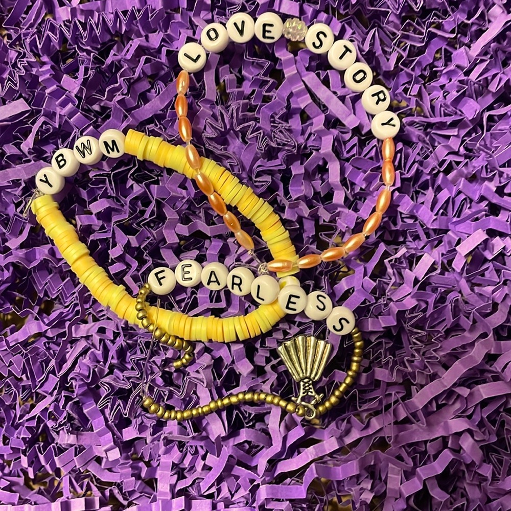 Fearless Taylor Swift inspired bracelets